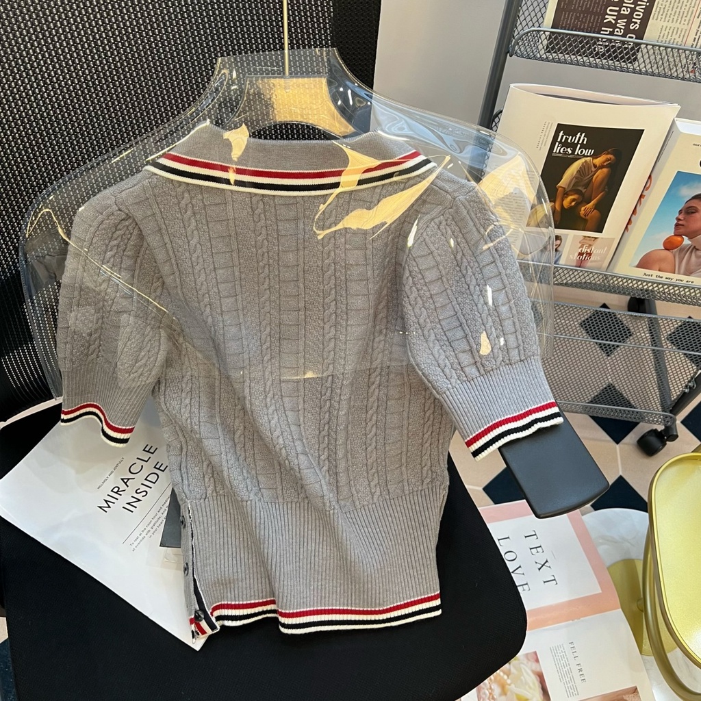 Áo Thun Polo Ngắn Tay Cột Dây Thời Trang Mùa Hè Cho Nữ