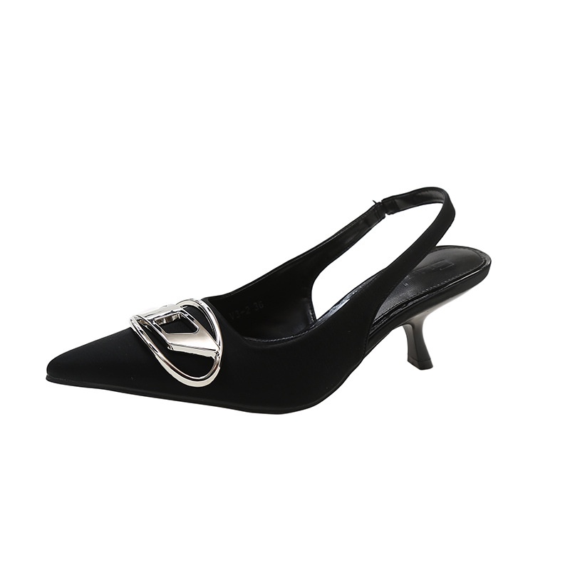 Sandal Cao Gót Hở Mũi Thiết Kế Mới Thời Trang Mùa Xuân Hè 2023 Dành Cho Nữ