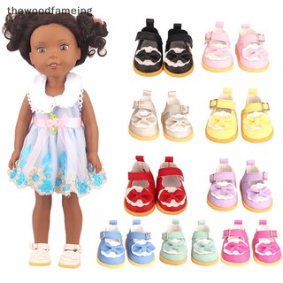Giày boot da pu 5cm dành cho búp bê american & exo tỉ lệ 1 / 6
