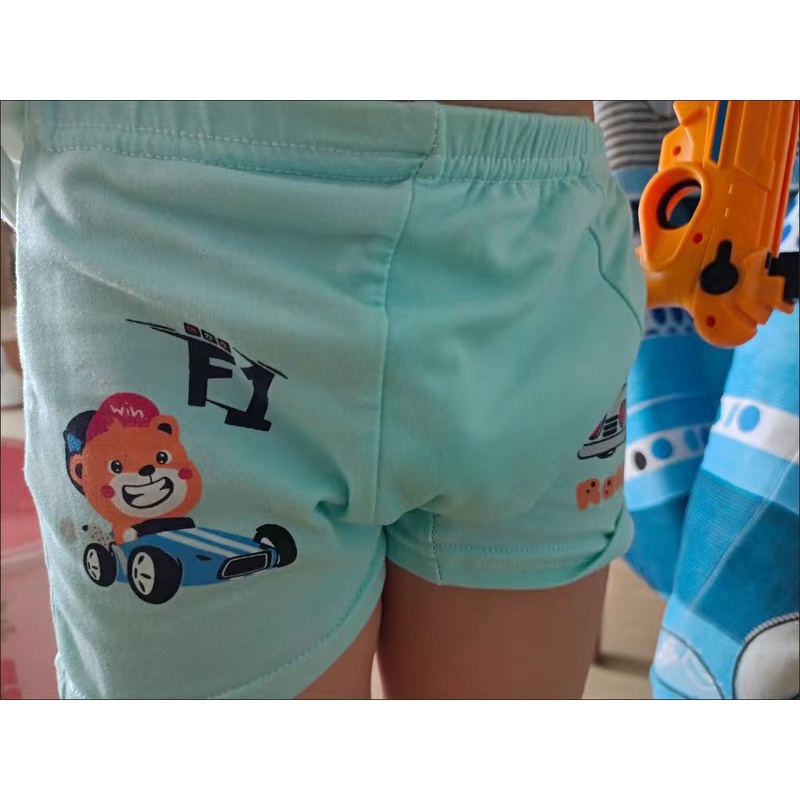 Set 5 quần lót đùi/Quần chip đùi bé trai hoạ tiết hoạt hình  giúp bé thoải mái