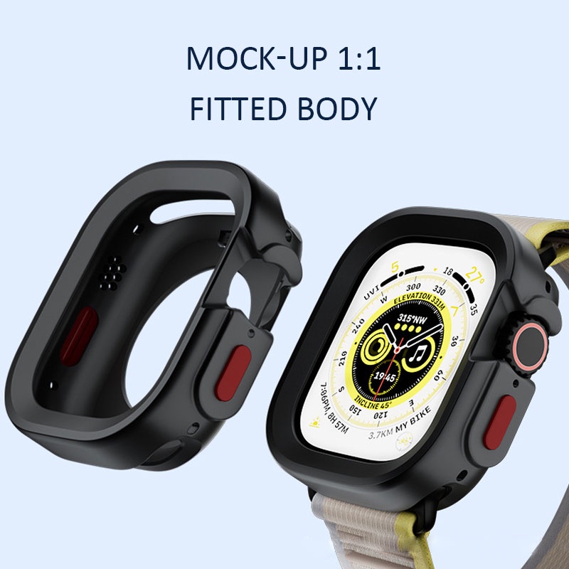 Ốp Bảo Vệ Bằng TPU Mềm Dành Cho Đồng Hồ Thông Minh Apple Watch 45mm 41mm 44mm 40mm iWatch Series 8 7 6 5 4 SE