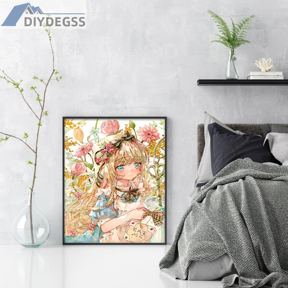 Toàn Bộ Bộ Tranh Thêu Chữ Thập 11CT Bằng cotton Thân Thiện Với Môi Trường Hình Cô Gái