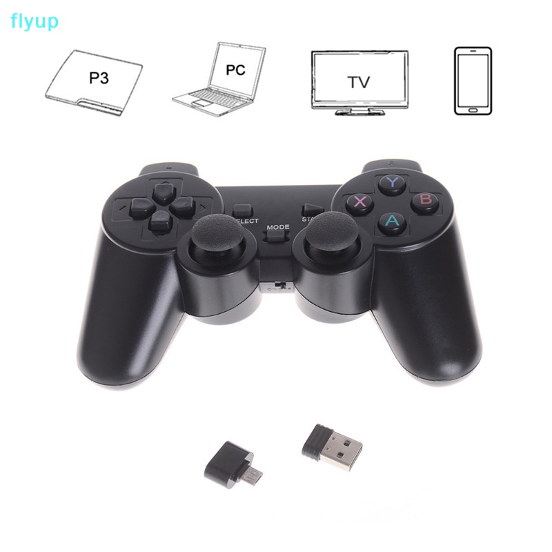 Bộ Tay Cầm Điều Khiển Trò Chơi Không Dây 2.4GHz Cho PS3 PC TV Box