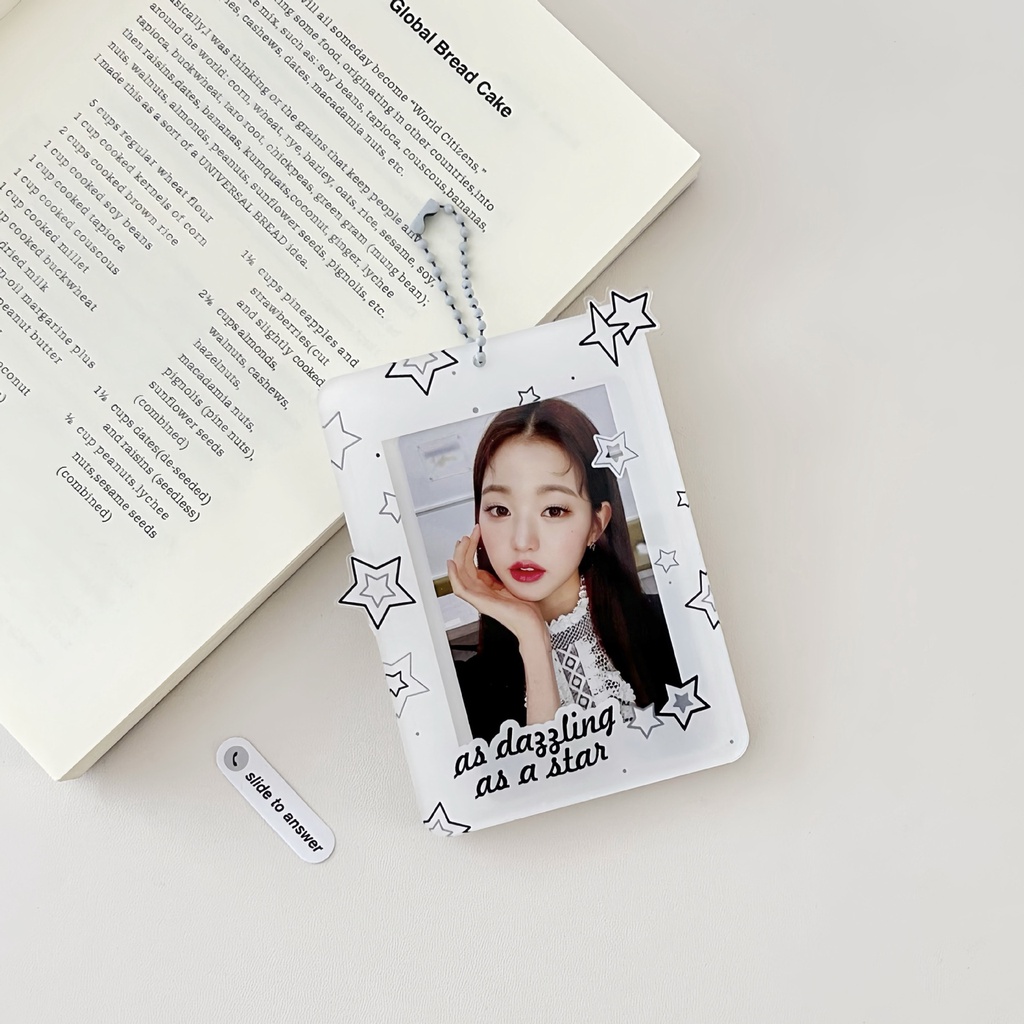 Giá Đỡ Thẻ Bằng Acrylic In Hình Thần Tượng Độc Đáo