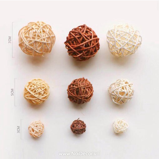 Quả Cầu Mây Khuếch Tán Trang Trí Tinh Dầu