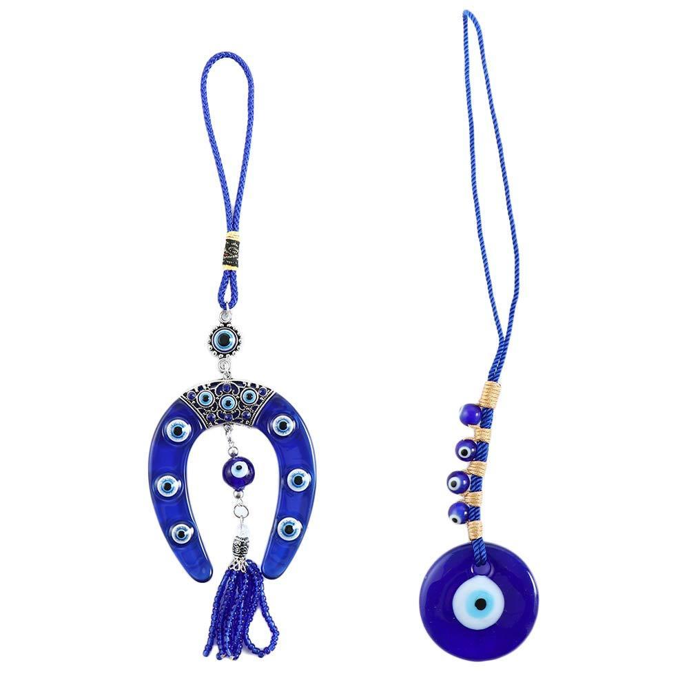 Móc Chìa Khóa / Điện Thoại Handmade Trang Trí Hình Mắt Quỷ May Mắn