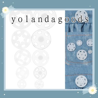Set 100 cúc bấm bằng nhựa thủ công chuyên dụng hình tròn trong may vá