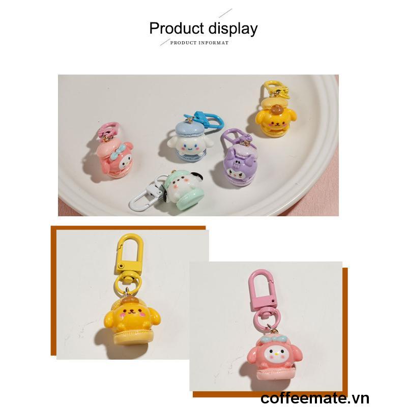 ⚡Móc Khóa Ba Chiều Hình Cún Kuromi Cinnamon Màu Macaron Dễ Thương Phong Cách Nhật Bản Dành Cho Bạn Gái