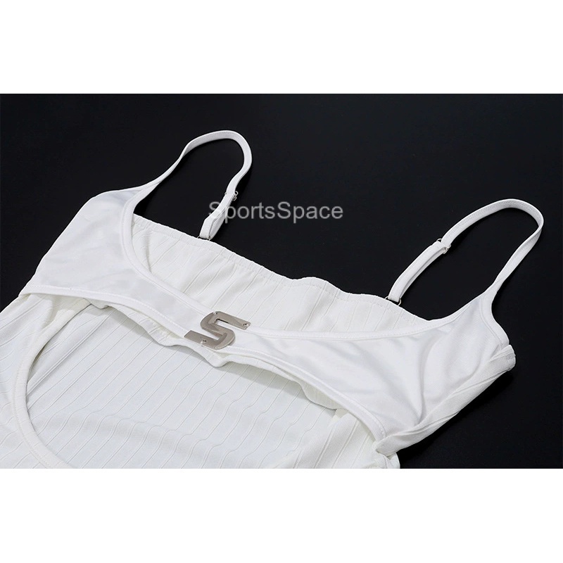 - Bodysuit Sát Nách Hở Lưng Màu Trơn Quyến Rũ Nóng Bỏng Cho Nữ