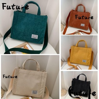 Túi Đeo Chéo Một Bên Vai Vải Nhung Tương Lai
