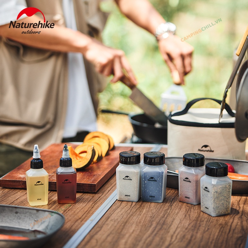 BỘ ĐỰNG GIA VỊ MẪU MỚI ĐI CẮM TRẠI NATUREHIKE CNH22CJ043