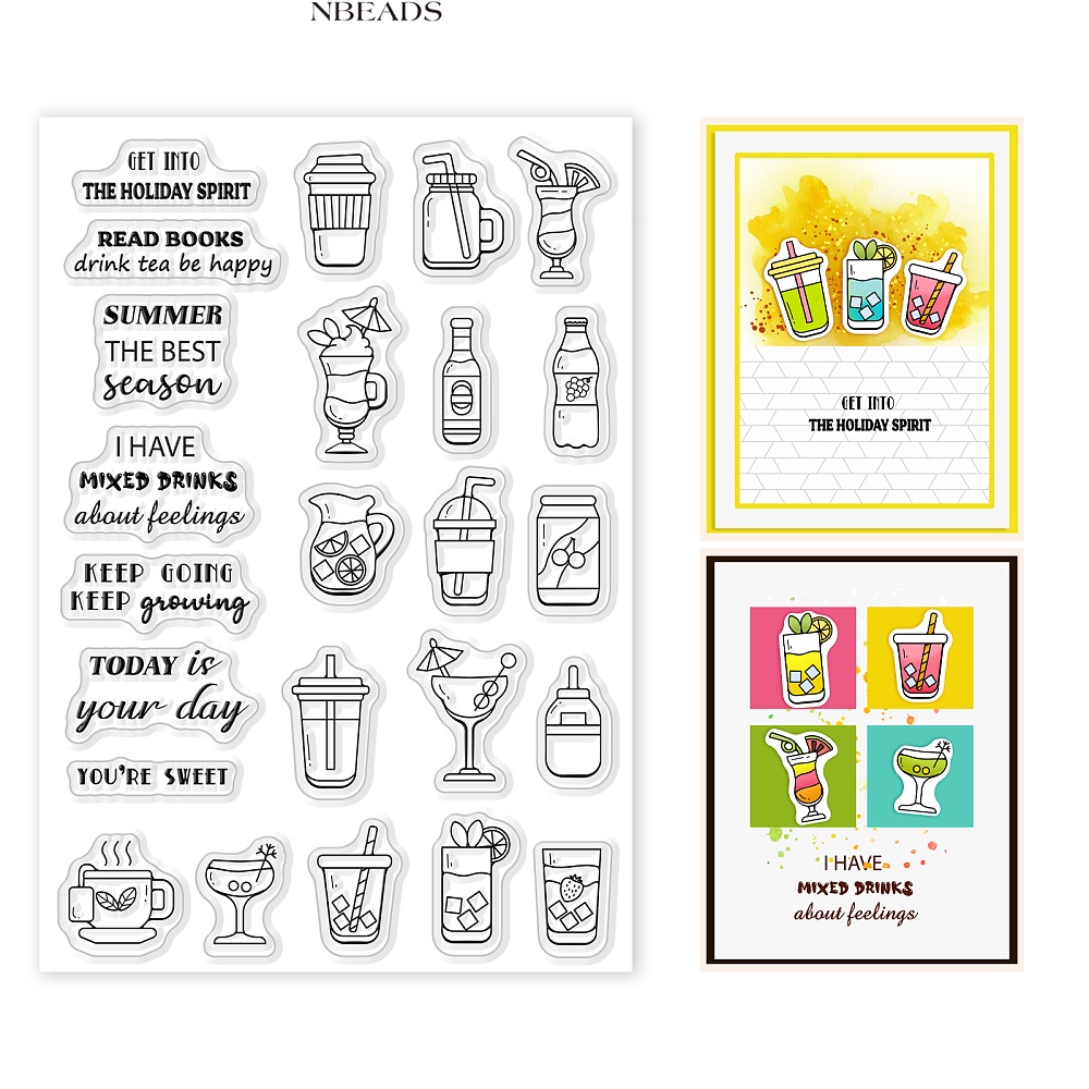 1 Tấm Tem Đóng Dấu Bằng Silicone Trong Suốt DIY Trang Trí Album