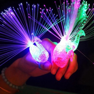 Đèn led hình con công nhiều màu sắc trang trí phòng cho bé