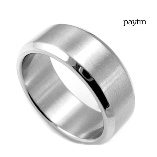 Nhẫn Thép Titan Thời Trang Unisex