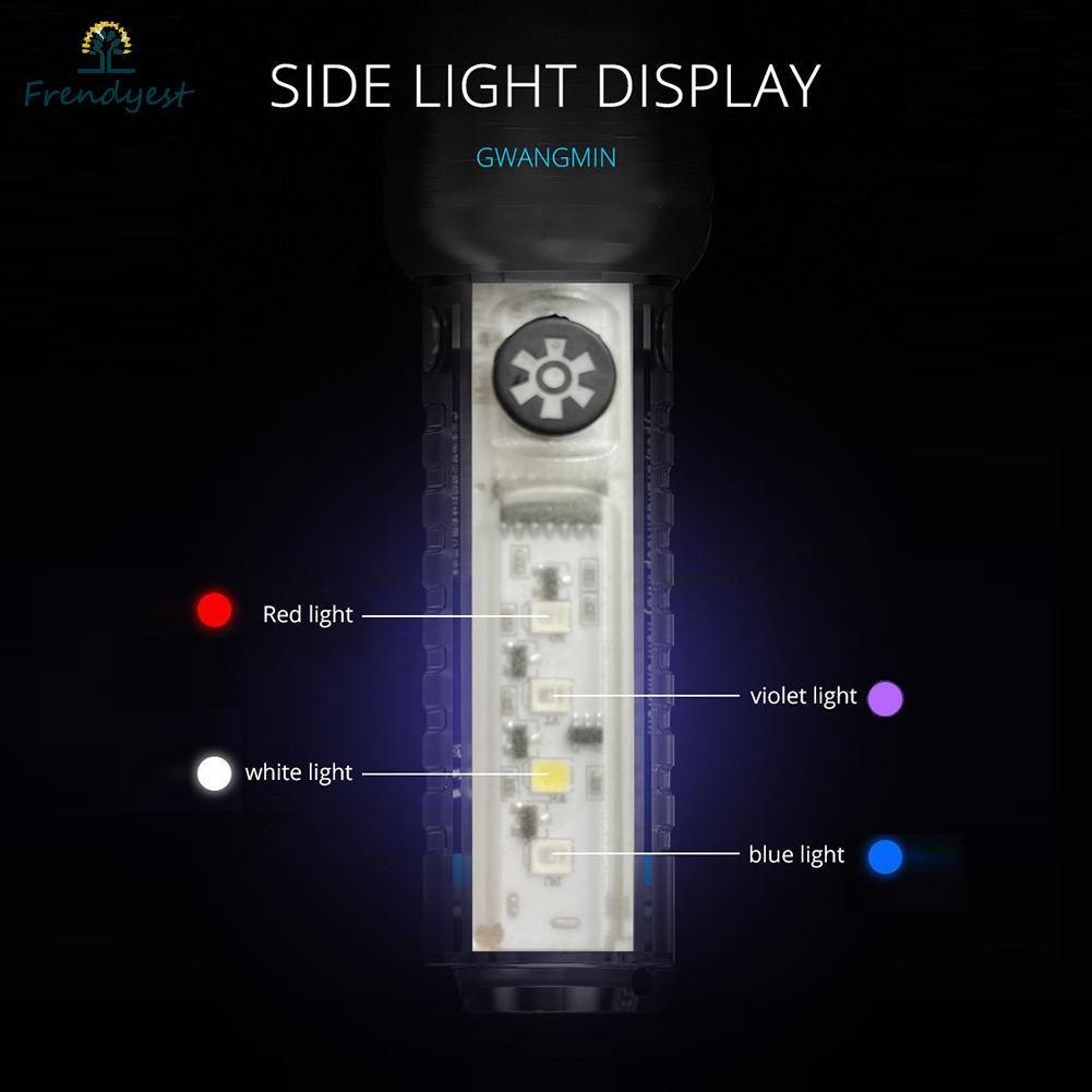 Đèn Pin XHP50 LED 500mAh 800LM Sạc USB Type-C Chống Thấm Nước
