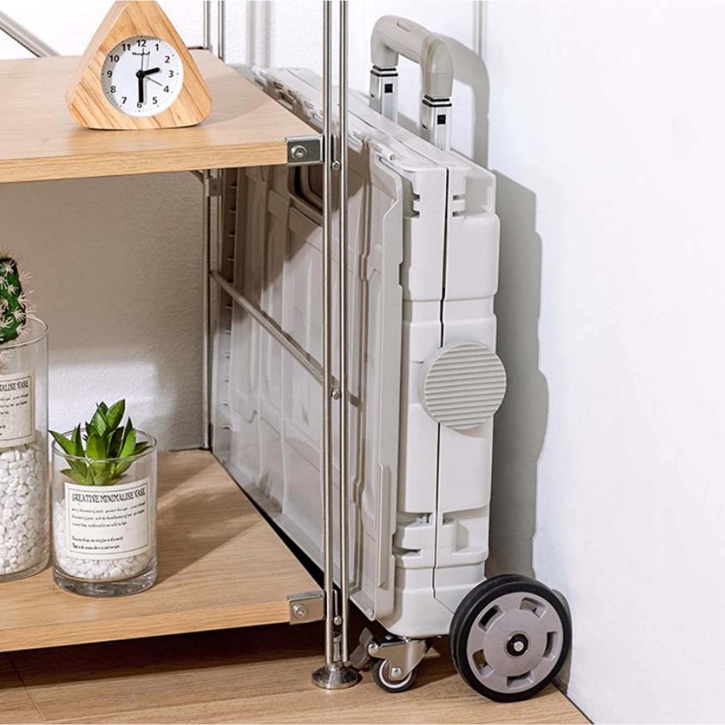 Euro Home - Xe đẩy hàng đa năng xếp gọn Folding Cart Trolley có bánh xe leo cầu thang