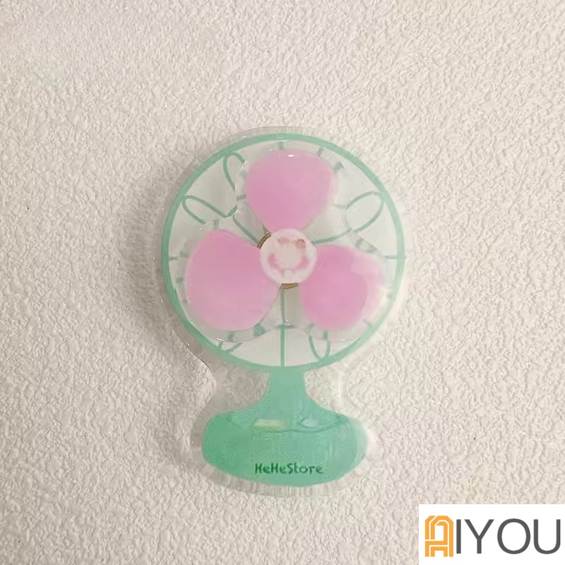 Ốp Điện Thoại Silicon Màu Kẹo Có Giá Đỡ Hình Quạt 3D Dễ Thương Cho iPhone 15 14 13 12 11 Pro Max