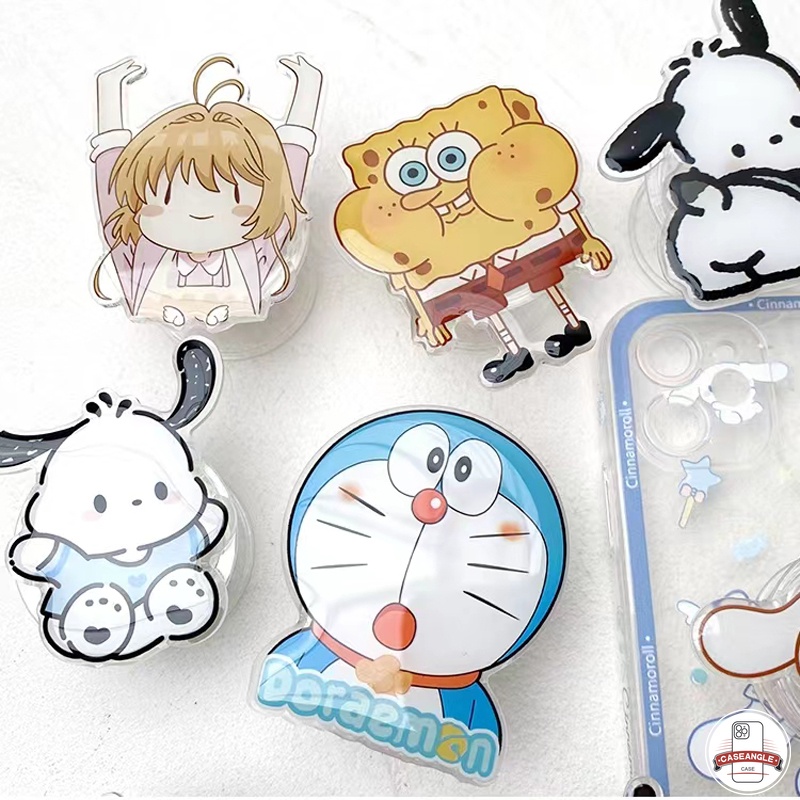 Giá Đỡ Điện Thoại Dạng Nhẫn Đeo Tay Hình Động Vật Hoạt Hình Dễ Thương