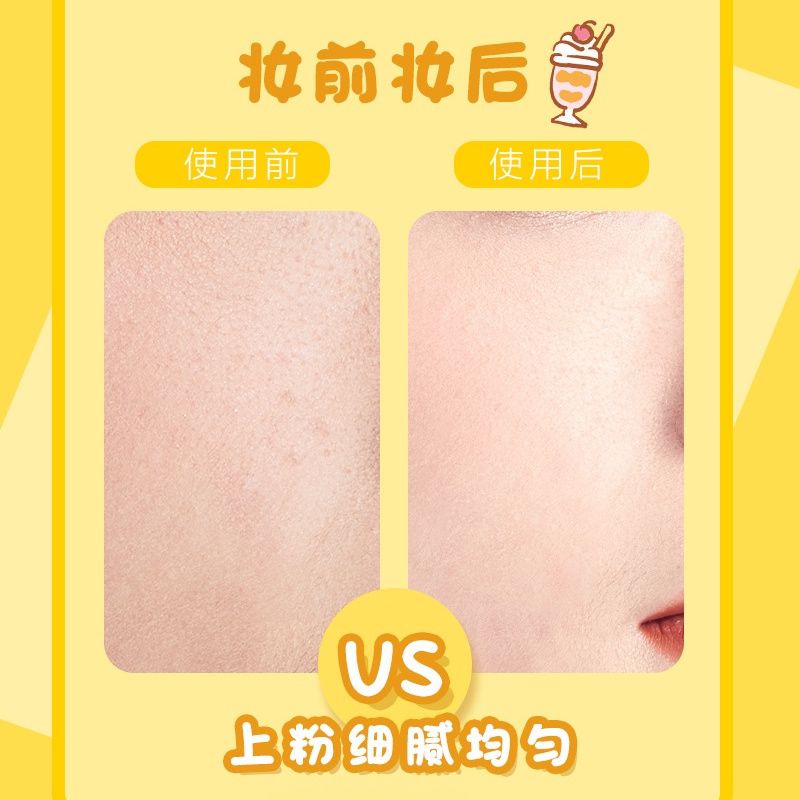 Mút Tán Kem Nền Dạng Lỏng Hình Tam Giác lishu