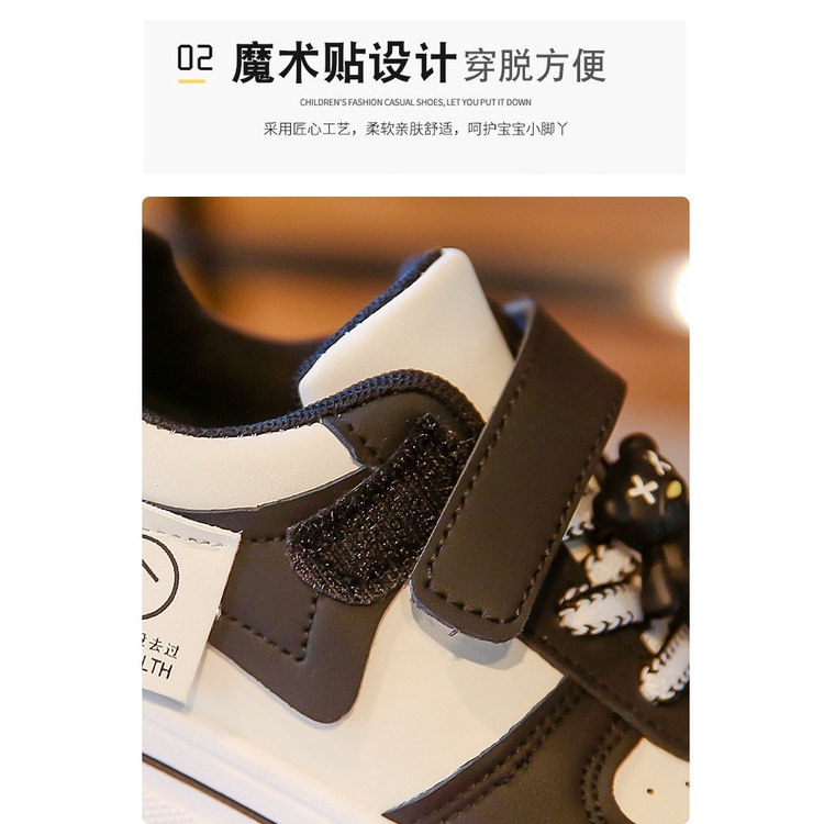 Giày Thể Thao Da Thời Trang Mùa Thu 2023 Cho Bé Gái 3-12 Tuổi