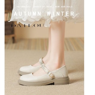 Giày nữ DAILOU 31Z23080122 đế cao thoải mái xinh xắn thời trang