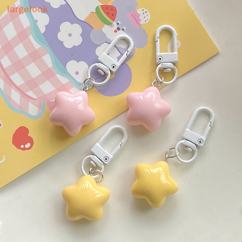 Móc Khóa Hình Ngôi Sao Năm Cánh Màu Kẹo Ngọt Dễ Thương
