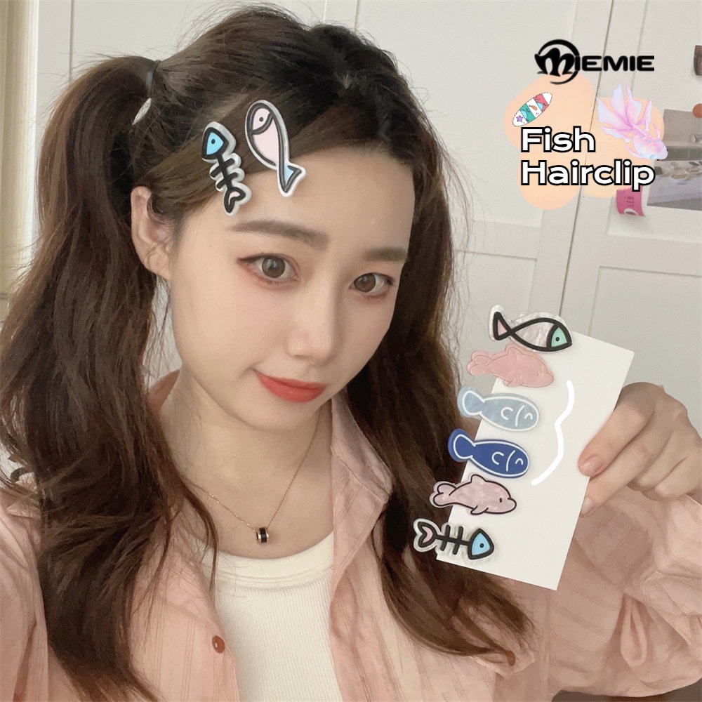 Cá!Cá!Cá Chép!!!!! Kẹp Tóc Hình Xương Cá Nhỏ Dễ Thương Thời Trang Năm 2023 Cho Nữ