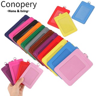 Conopery 1 ví da pu đựng thẻ id / xe bus nhiều màu