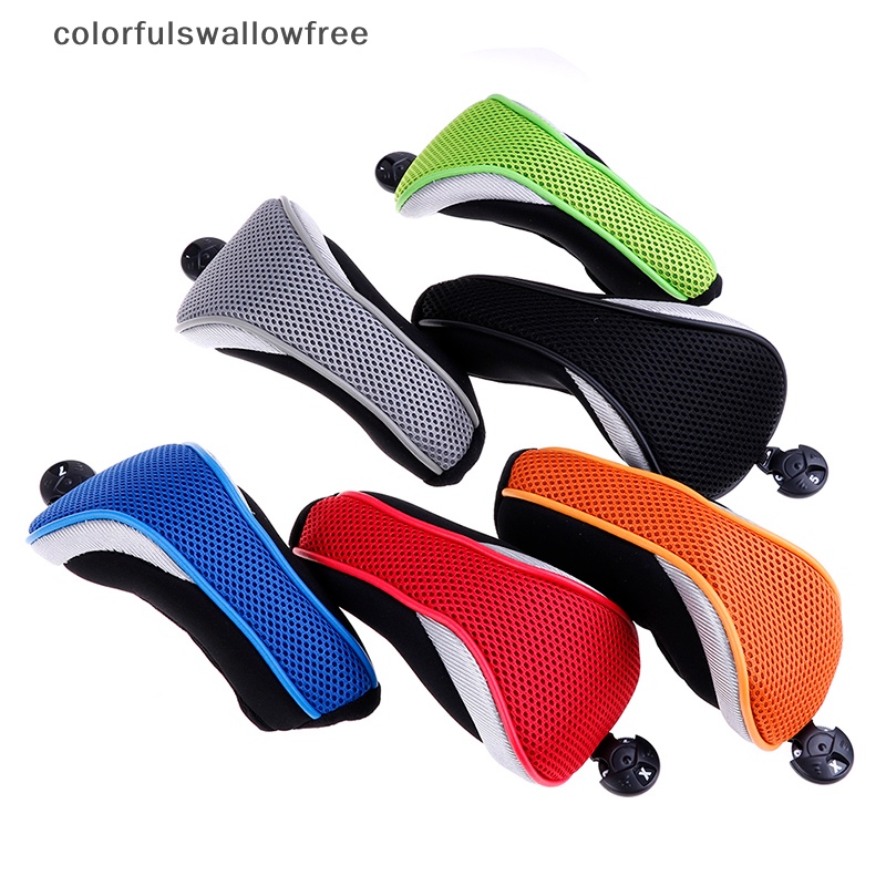 Colorfulswallowfree mesh golf headcover premium golf club rescue head covers hybrid ut headcover Phụ Kiện Chuyên Dụng Dành Cho Xe Hơi