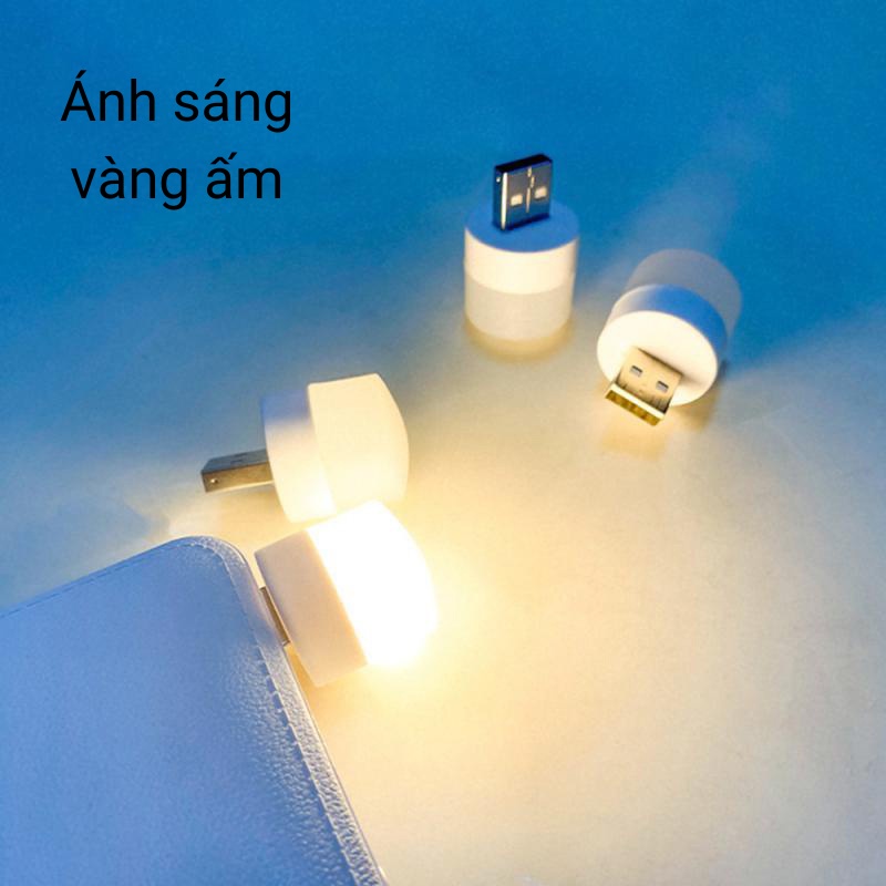 Đèn ngủ, đọc sách mini bóng đèn LED cổng USB tiện lợi, ánh sáng bảo vệ mắt ánh sáng trắng và vàng ấm | BigBuy360 - bigbuy360.vn