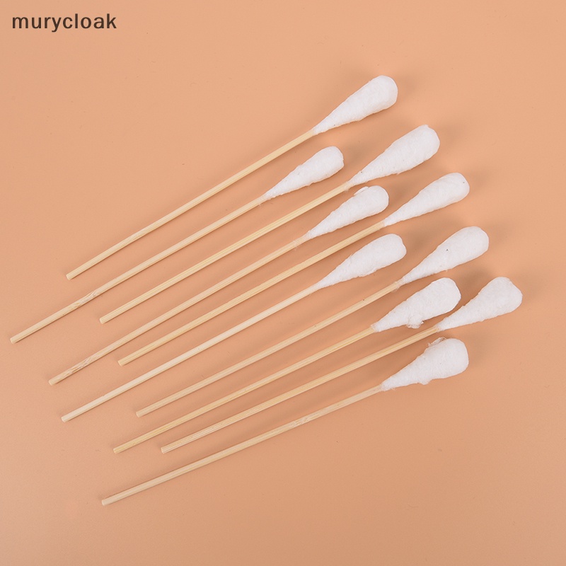 Mur # 20 cái 20 cm tăm bông gỗ y tế gậy sạch chồi gỗ bông đầu vn