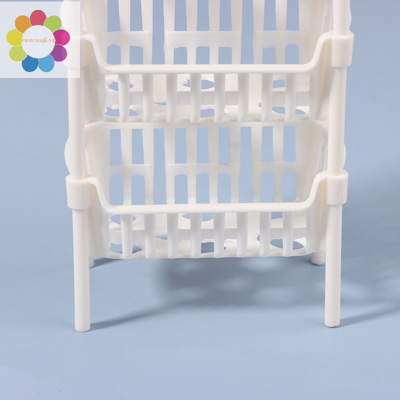 Vastji 1/12 dollhouse thức ăn nhỏ giỏ đựng trái cây búp bê nhà giỏ xếp chồng lên nhau phụ kiện trang trí nhà búp bê vn