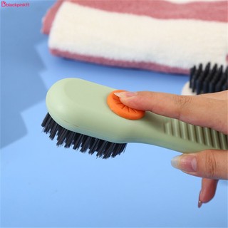 Bàn chải đánh giày lông mềm đa năng bàn chải làm sạch dạng lỏng bàn chải cán dài bàn chải đánh giày blackpink11