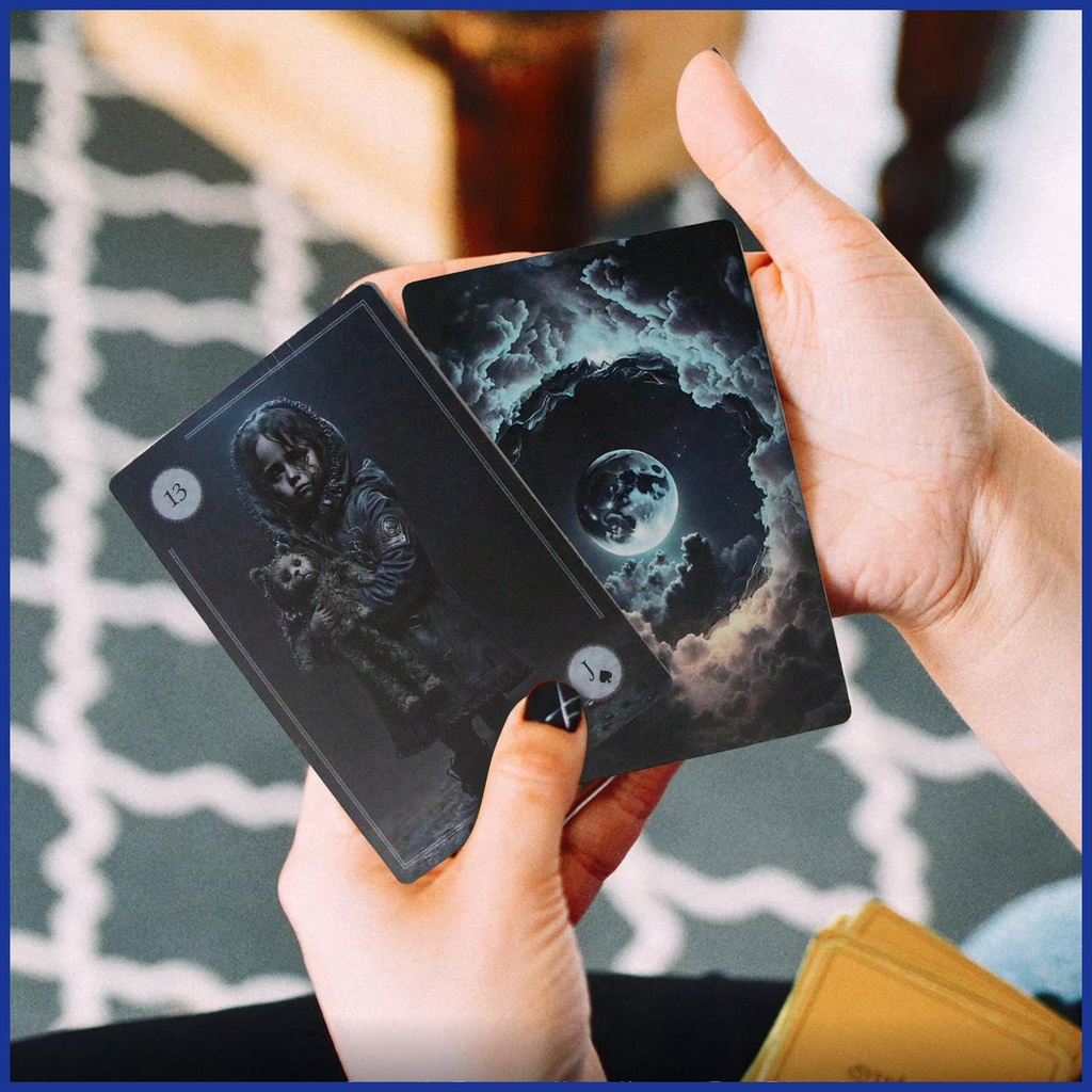 44 thẻ / bộ thẻ bói toán bộ bài tarot the moonlight night oracle card deck công cụ bói toán trò chơi bói toán aiavn