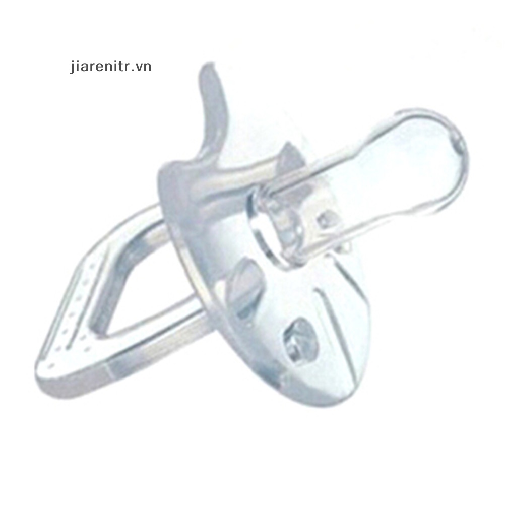 Ji đơn giản trong suốt an toàn silicone cho trẻ sơ sinh núm vú giả tròn phẳng vn