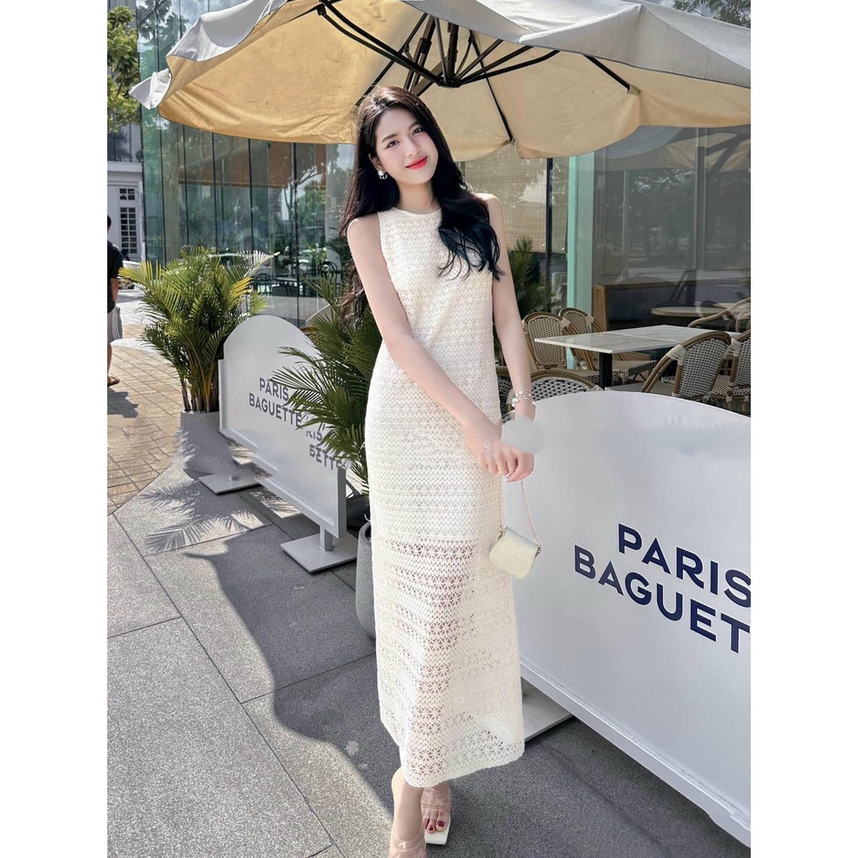 Đầm Sát Nách Ren G.u