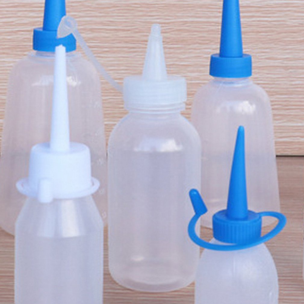 Chai nhựa dày 30ml keo dán chai dầu mẹo chai nước có lò hơi cho đầu ra dầu đầu kim áp dụng chai chính xác