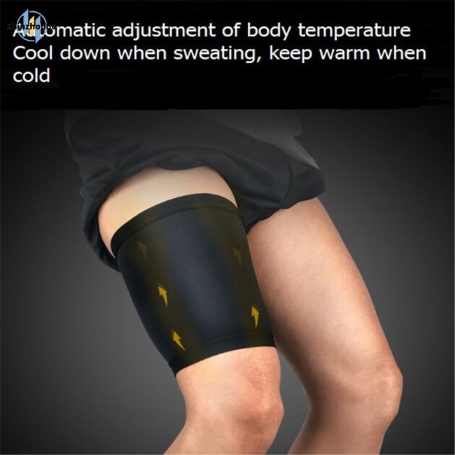 Zhin bảo vệ đùi thể thao bóng rổ bóng đá chạy nén bao chân bảo vệ cơ bắp tay áo