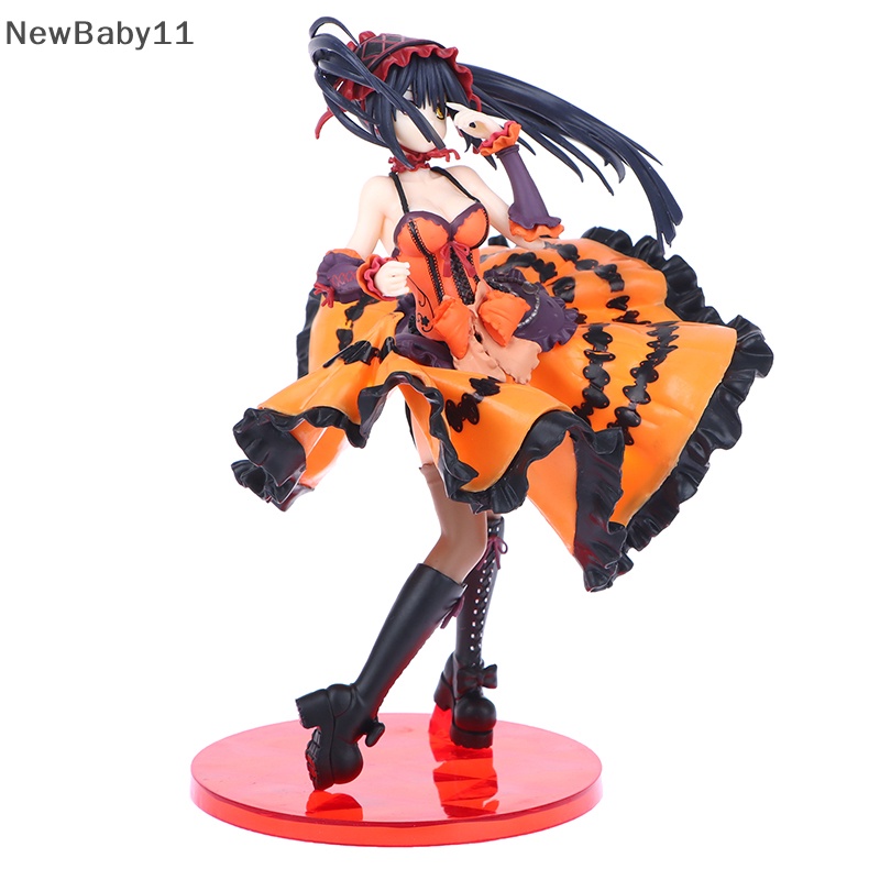 Newbaby date a live kurumi anime figure nhật bản sexy girl action figures tokisaki kurumi figurine sưu tầm búp bê mô hình pvc quà tặng đồ chơi.