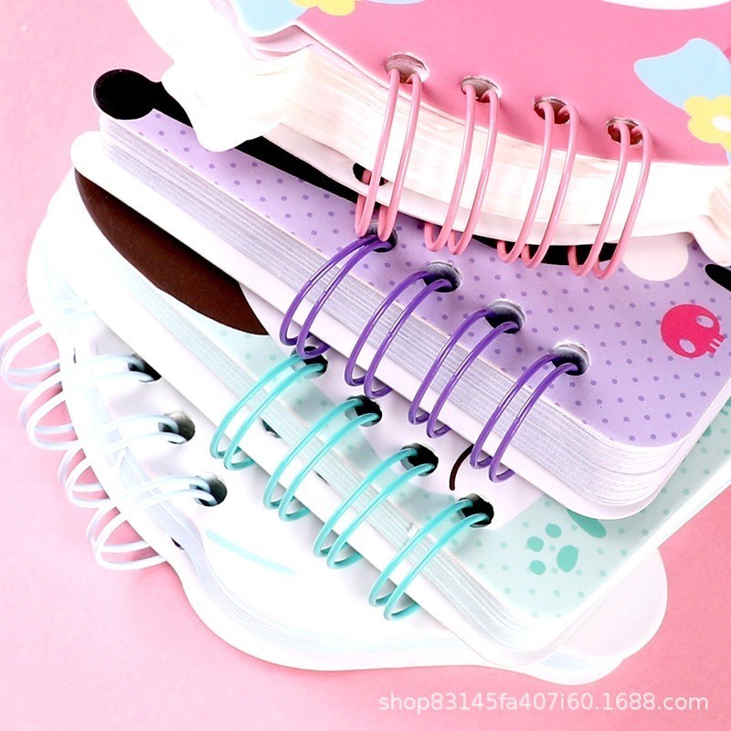 Kawaii dễ thương sanrio mini memo note book phim hoạt hình notepad di động kuromi mymelody cinnamoroll coil book sách dòng ngang trang màu món quà giáng sinh cho trẻ em