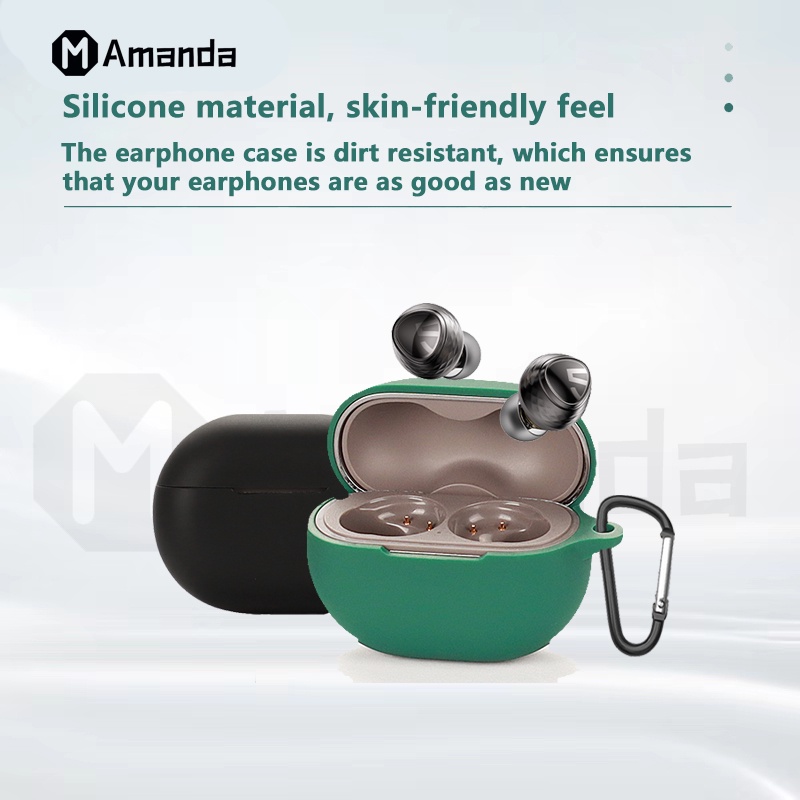 Nte00 soundpeats engine4 case / soundpeats air3 deluxe case / soundpeats capsule3 pro case silicone protection case cho soundpeats engine4 / air3 deluxe / capsule3 pro