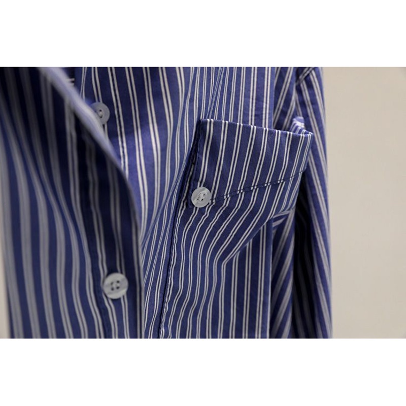 Áo Sơ Mi Nữ Dài Tay Cổ Bẻ Thời Trang Hàn