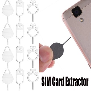 Kim loại thẻ điện thoại di động bằng thép 45 / kim đẩy khay thẻ sim cho điện thoại thông minh / công cụ tháo thẻ sim / bộ vắt thẻ sim đa năng