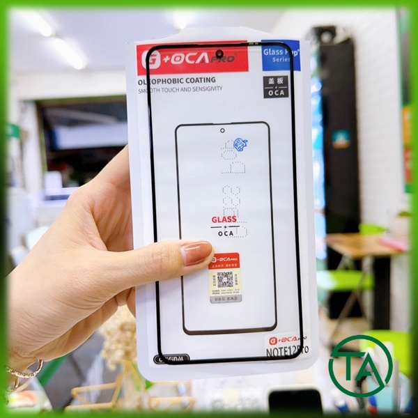 Kính ép OCA Xiaomi Redmi Note 12 Pro 4G hàng như hình.
