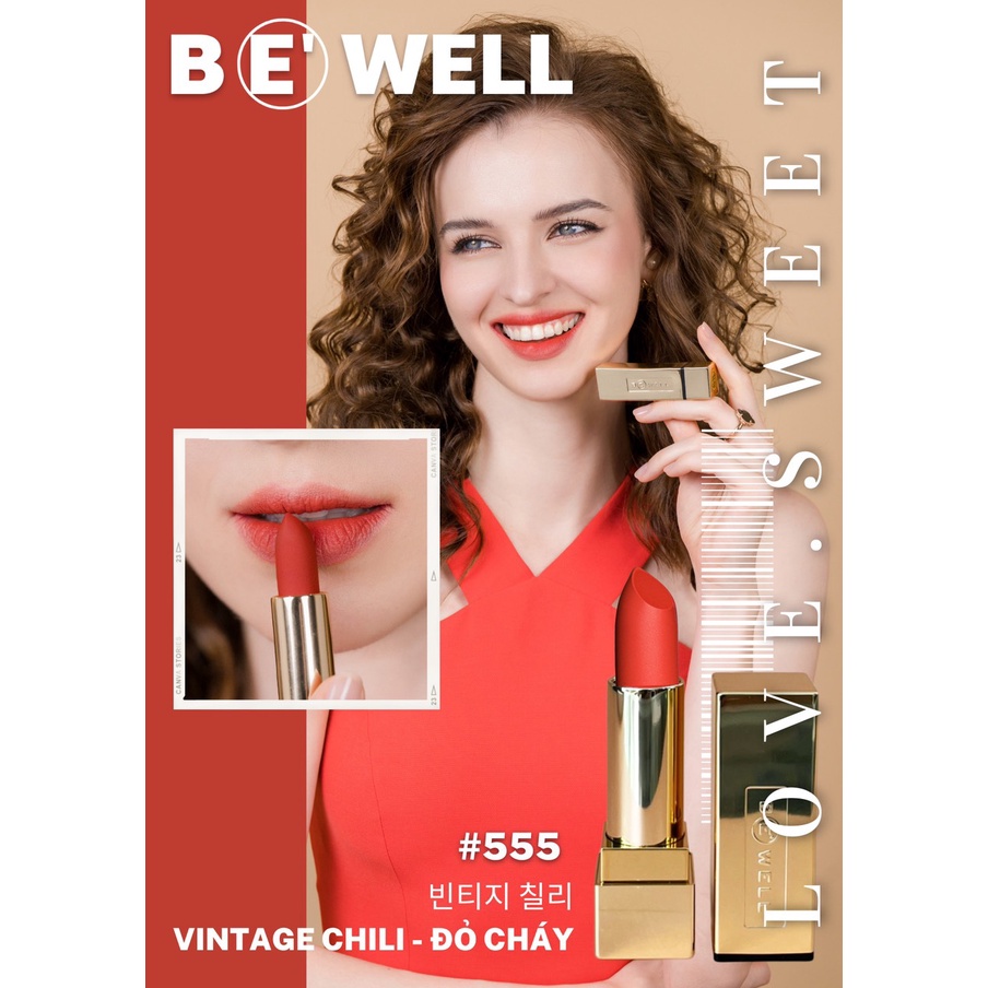 Son thỏi Bewell Love Sweet Matte Lip Stick Limited Edition