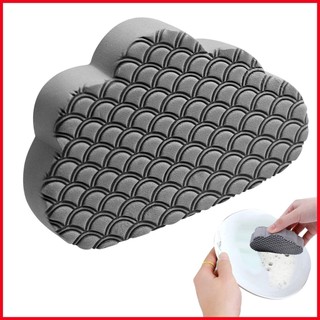 Bọt biển làm sạch phòng tắm siêu thấm cloud-shape dish sponge non-scratch fish-scale dish sponges để rửa iadvn