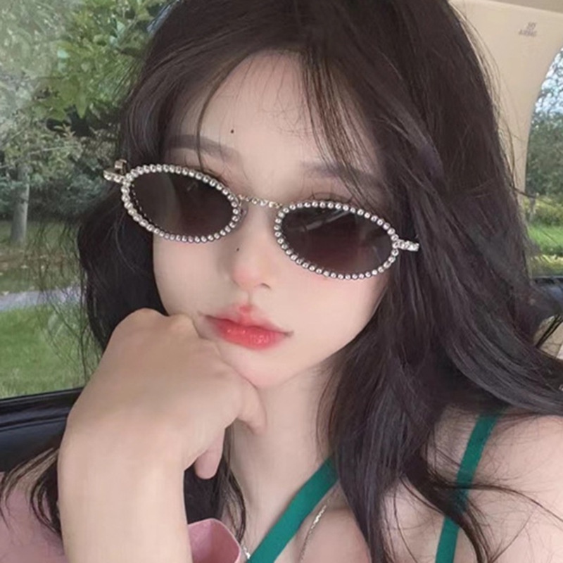 Cá Tuyết Kính Râm Gọng oval Tinh Tế Lấp Lánh san9