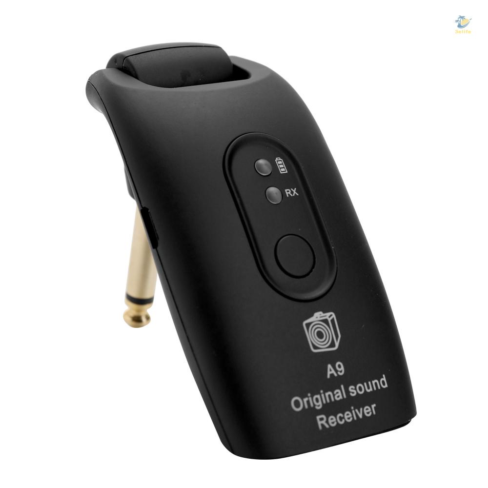 Hệ thống guitar không dây 3elife 2.4g bộ phát và thu guitar điện tích hợp pin có thể sạc lại phạm vi truyền 30m