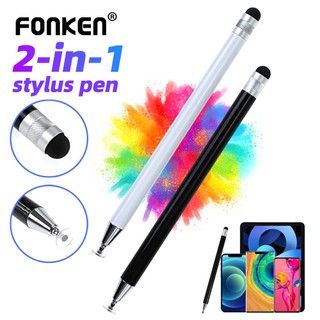 Fonken 2 trong 1 bút cảm ứng đa năng cho máy tính bảng di động android ios điện thoại ipad phụ kiện vẽ máy tính bảng màn hình điện dung bút cảm ứng