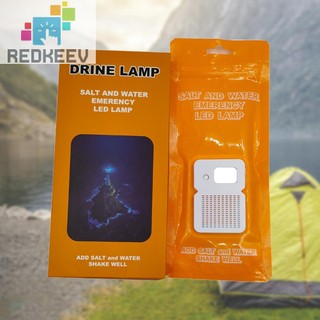 Đèn khẩn cấp nước muối led 50lm đèn tiết kiệm năng lượng di động để câu cá đêm